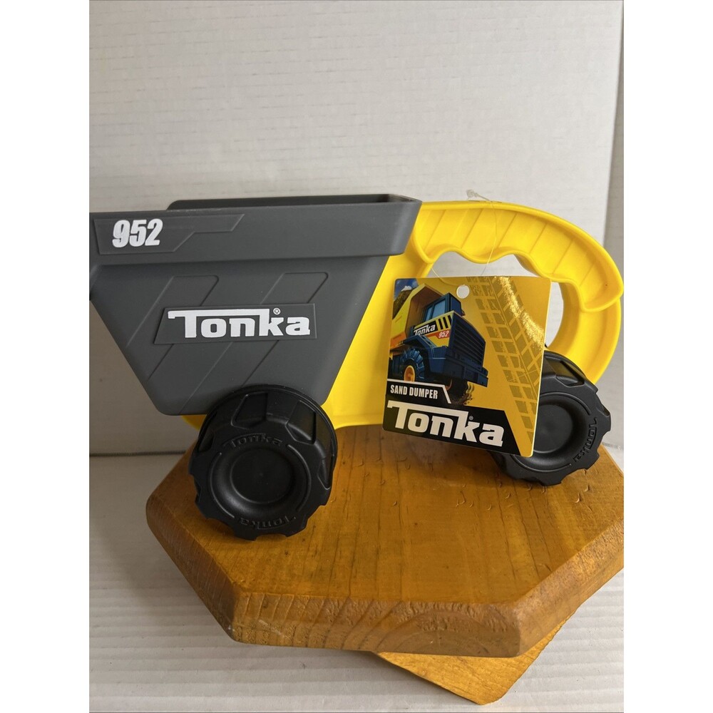Tonka 952 Sand Dumper‎ Truck Yellow Gray Plastic Toy Hasbro 2024 New